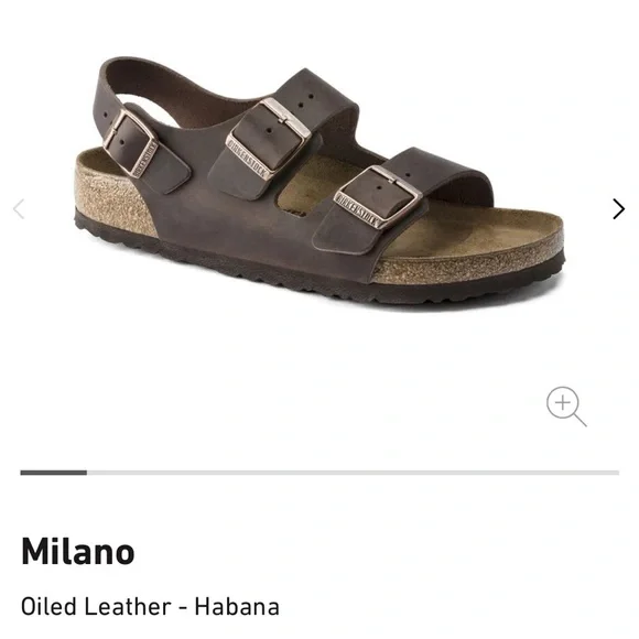 NWT Birkenstock new Milano Chocolate Brown Sandals - Picture 8 of 9